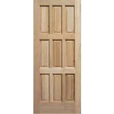 32"X80" 9 PANEL PINE DOOR