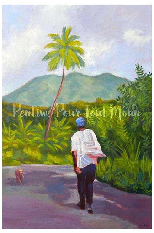 PAINTING 36X48 "BIG MAN"