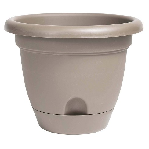 12" LUCCA PEBBLE STONE PLANTER