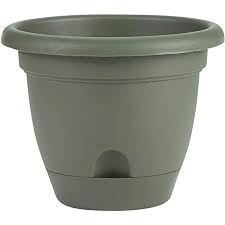 16" LUCCA LVNG GREEN PLANTER
