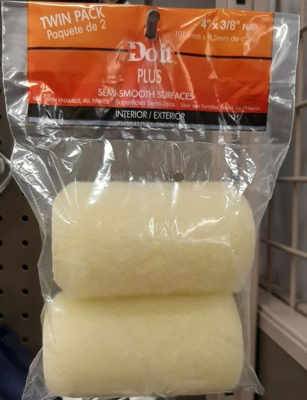 2PK 4" PLUS ROLLER CVR REFILLS