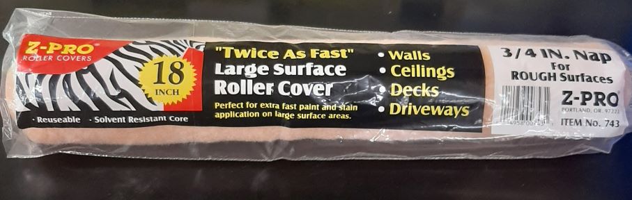 18X 3/4" POLY ROLLER COVER