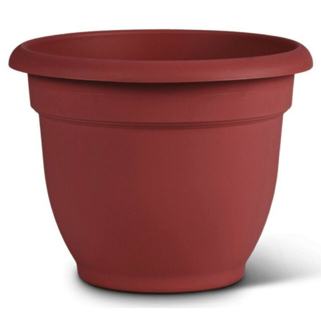 12" ARIANA BURNT RED PLNTR BOX