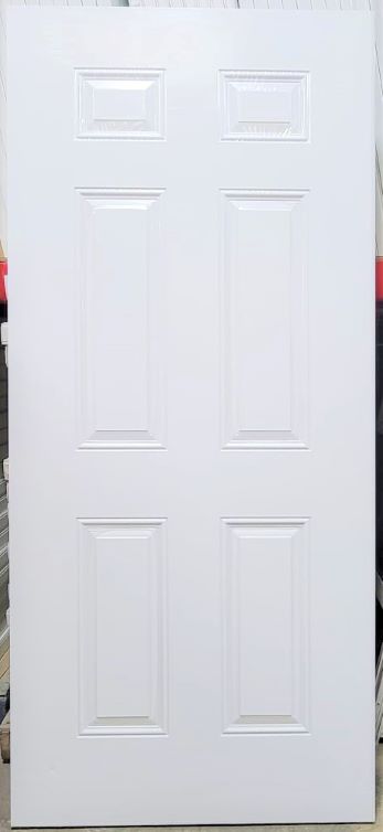 36X80 6P STEEL DOOR STEEL EDGE