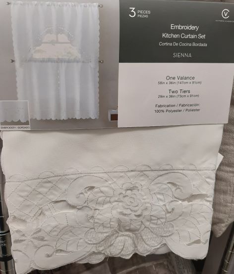 SIENNA EMBROIDERED 3PC KITCHEN C