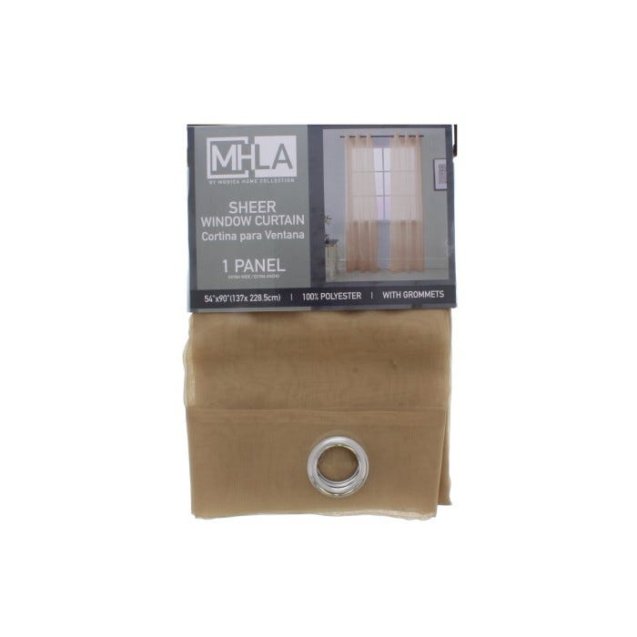 SOLID SHEER VOILE PANEL
