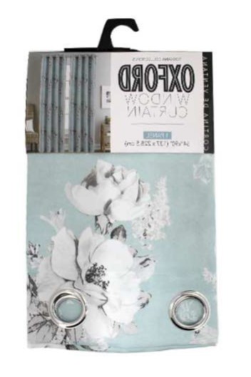 GARDN FLORAL WINDOW CURTAIN