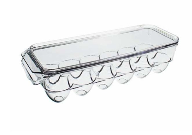 FRIDGE STORAGE BIN WITH COVER