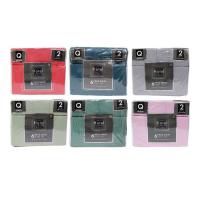 QUEEN 6PC SOLID BEDSHEET SET