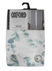 SUNSAFE OXFRD PRINTD WINDW CURTN
