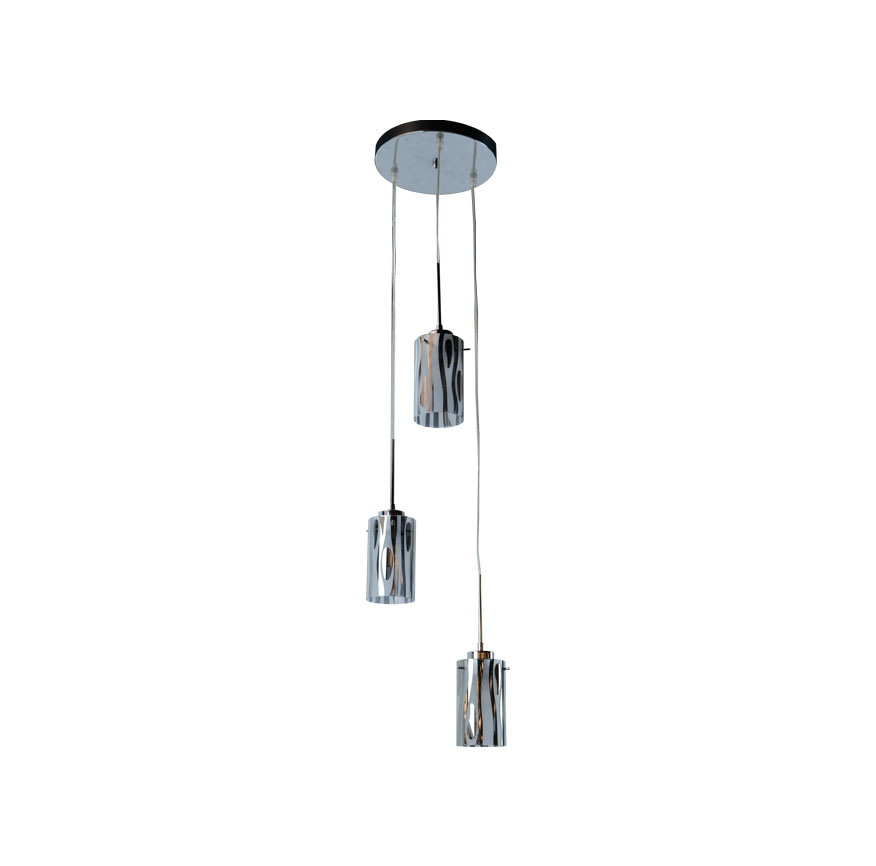 3L CEILNG LMP CHRME E27 60W