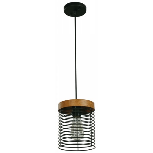 1L HNGNG LMP MATT BLK E26