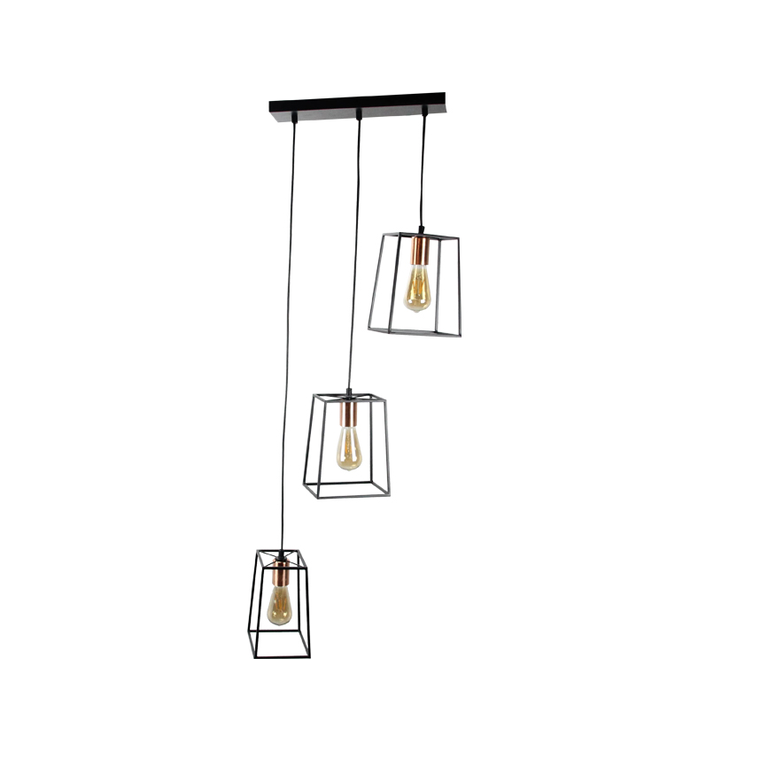3L HNGNG LMP BLK E27 40W