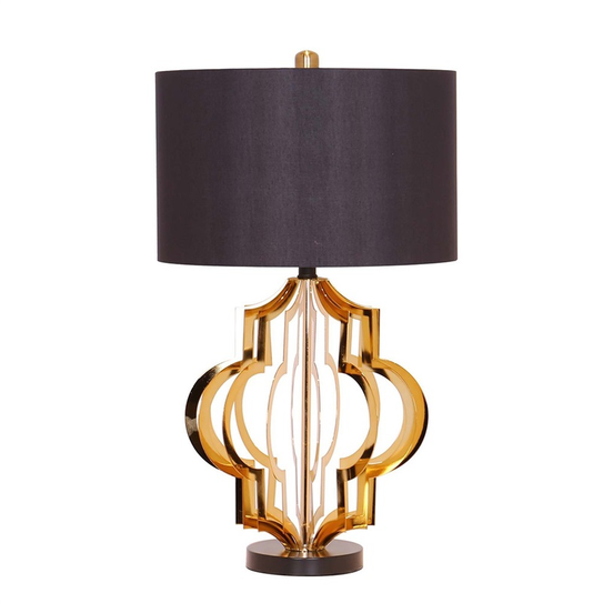 DESK LAMP, GOLD BLACK