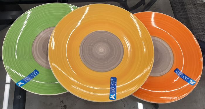 10.5" ASST COLORS PLATE