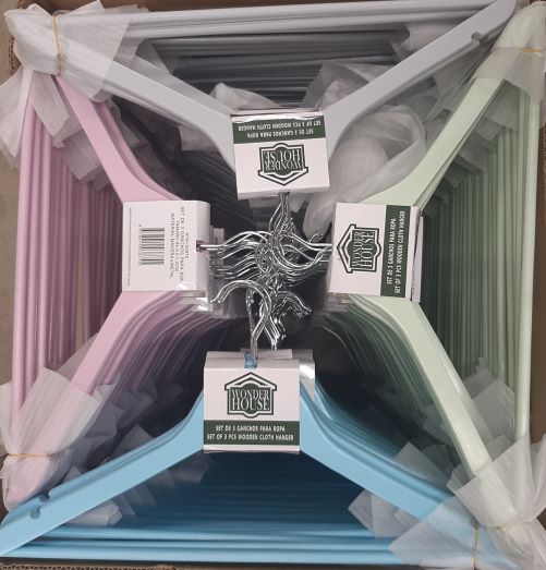 3PCS WOODEN CLOTH HANGER