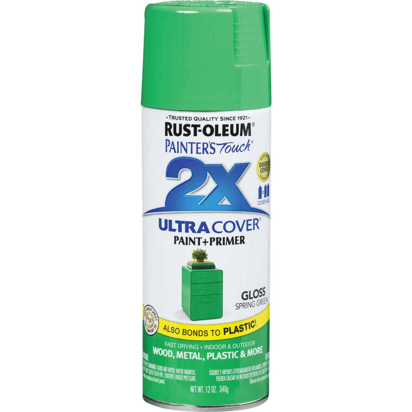 GLOSS SPRAY PAINT SPRING GRN