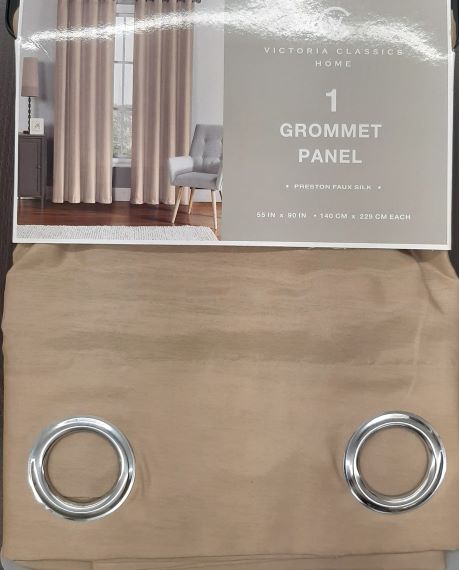 PRESTON Pnl w/grommet 55x90 Taup