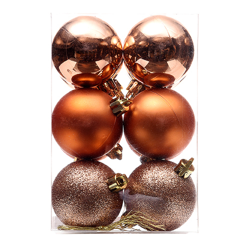 BALL 12PC SHINY/MATT/GLIT 5CM .