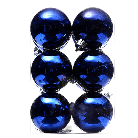 BALL 12PC SHINY PVC BOX 5CM .