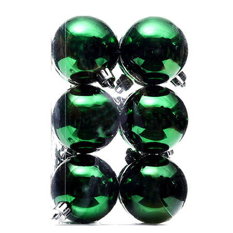 BALL 12PC SHINY PVC BOX 5CM .