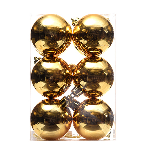 BALL 12PC SHINY PVC BOX 5CM .