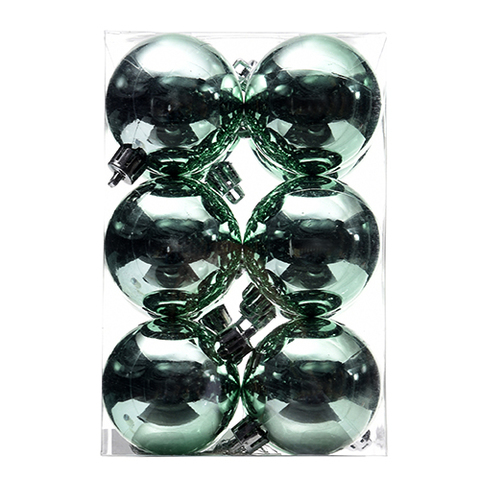 BALL 12PC SHINY PVC BOX 5CM .