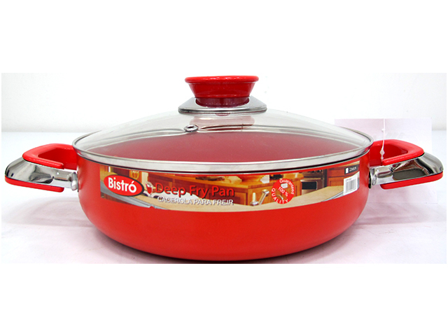 COOKING POT RED 8X2"