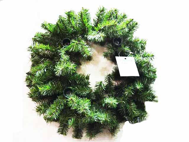 CANDLE HOLDER WREATH 20IN .