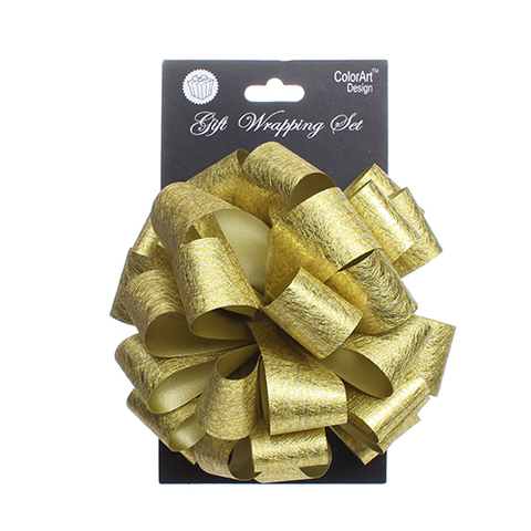 POMPOM BOW 5IN 1PC .