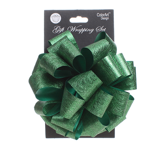 POMPOM BOW 5IN 1PC .
