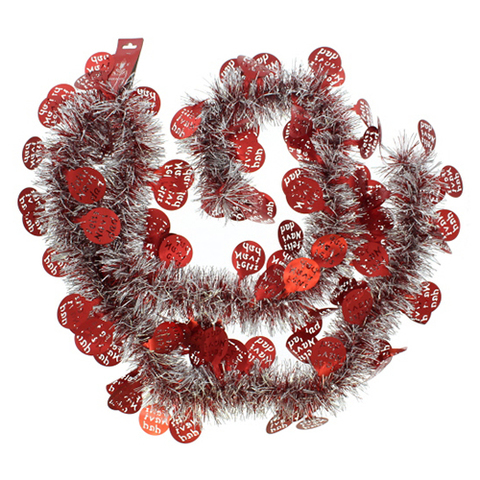 TINSEL GARLAND 16X8X200CM .
