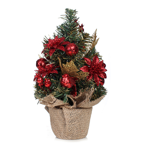 30CM TREE RED .