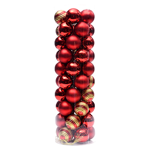 BALL 50PC SHINY/MATT&nbsp;&nbsp;6CM .