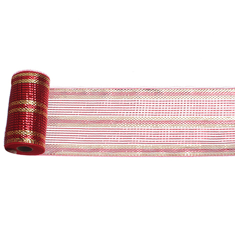 RED/GOLD MESH 6&nbsp;&nbsp;X10YDS .