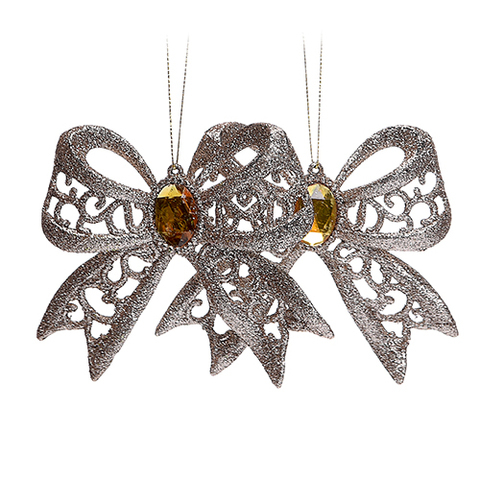 ORNMNT 11X10X1.5CM CHMPGNE