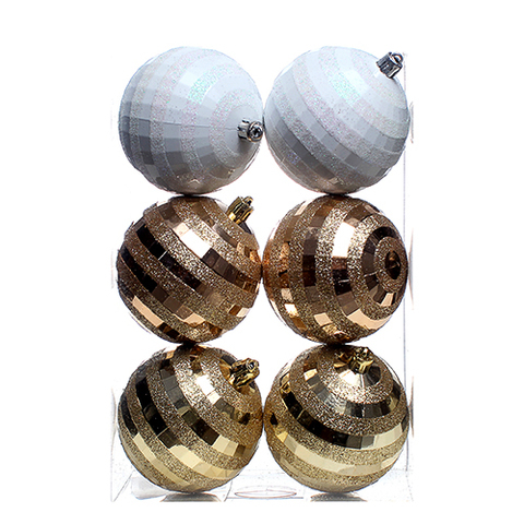 BALL 6PC BOX 8CM .