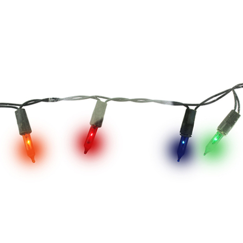 100 CURTAIN LIGHT CLEAR BLUE .