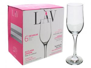 WINE GLASS BORDEAUX 6 PC 6.5OZ