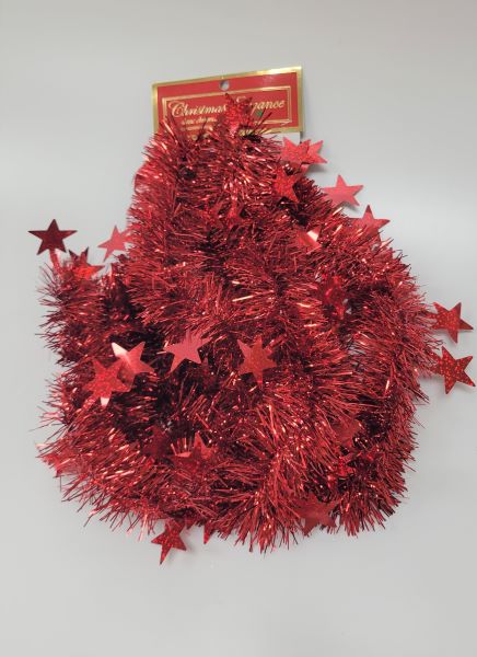 96" GARLAND W/STAR DIE CUT