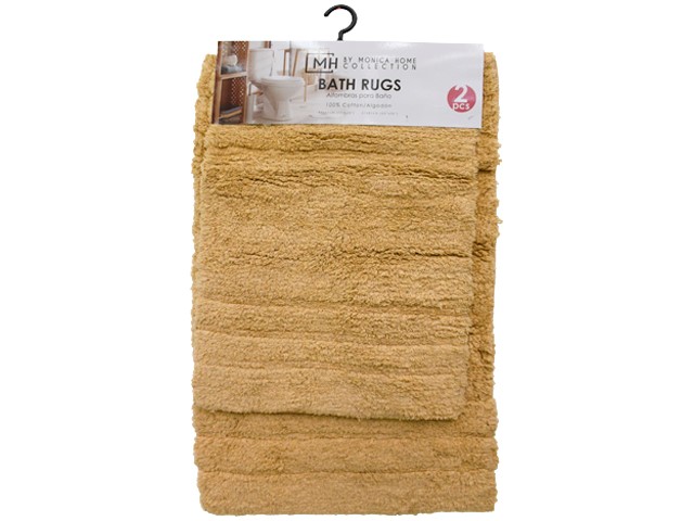 TAUPE BATHRUGS 2PCS SET
