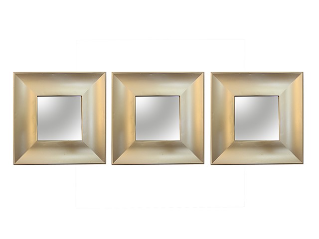 3PCS CHAMP 10"PLASTIC MIRROR