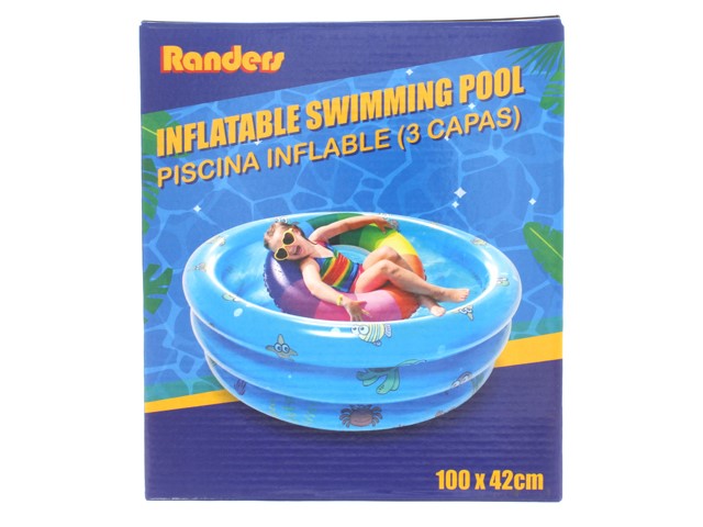 ROUND ASST SWIM POOL W/PRINTED