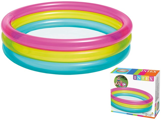 RAINBOW BABY POOL 34X10"