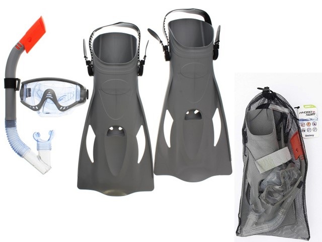 BLUE/CLR HYDRO-SWIM SNORKEL SET
