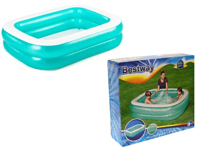 BLUE RECT FAMILY POOL 79X59X20