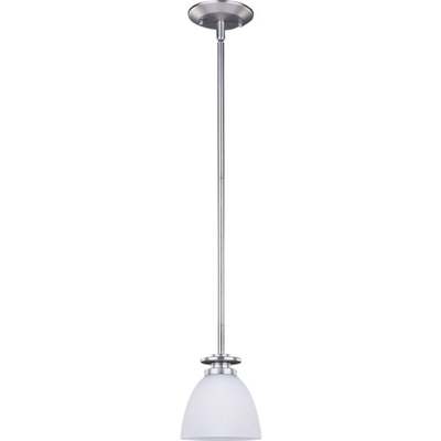 5" BN CLEAR GLASS PNDNT LIGHT