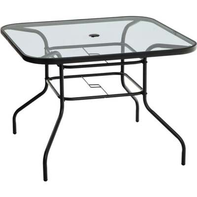 40" WINDSOR TABLE BLK/GRY