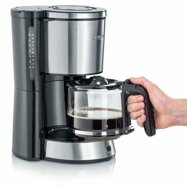 COFFEE MAKER 1000W S/S BLACK