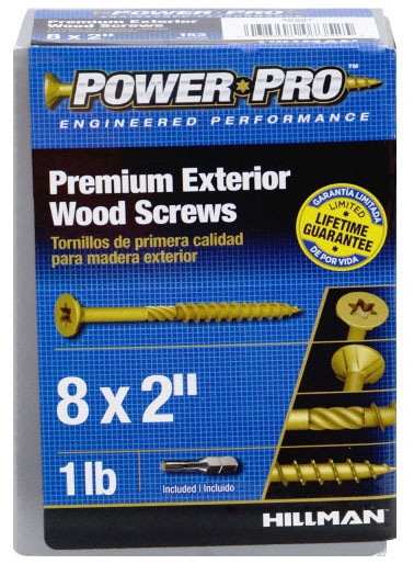 1LB 8X2 INT WOOD SCREW